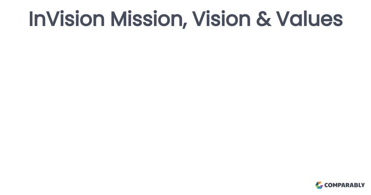 InVision Mission, Vision & Values Comparably