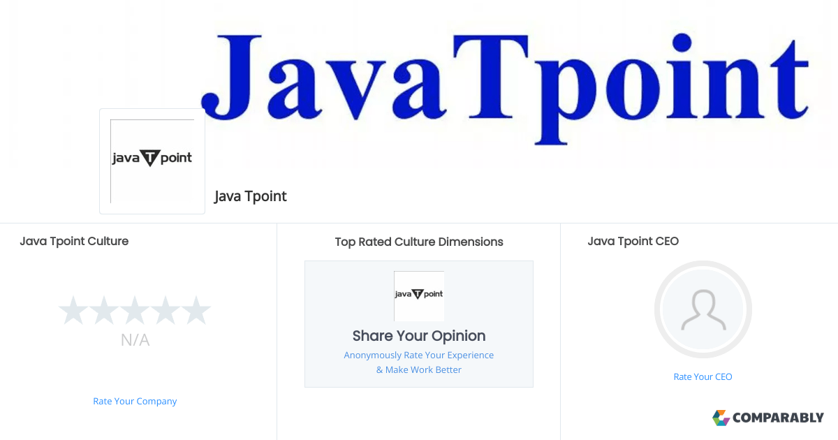Java Tpoint Culture Comparably