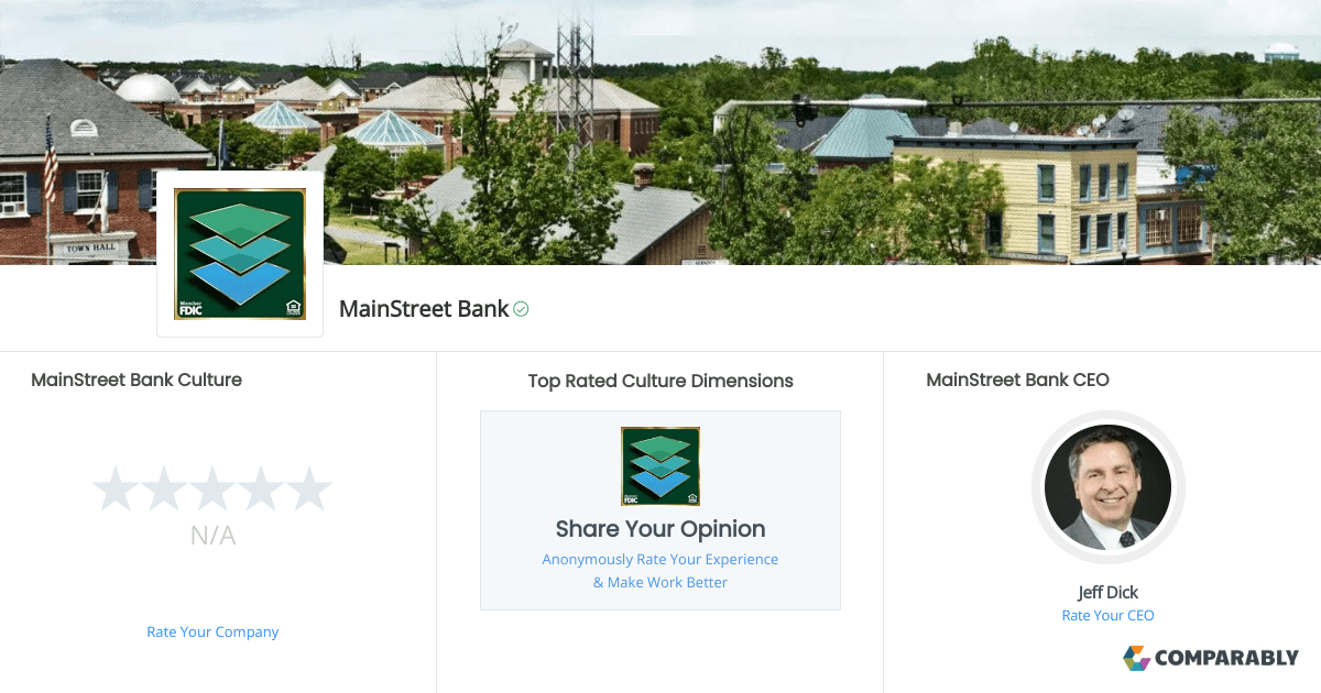 MainStreet Bank Culture Comparably