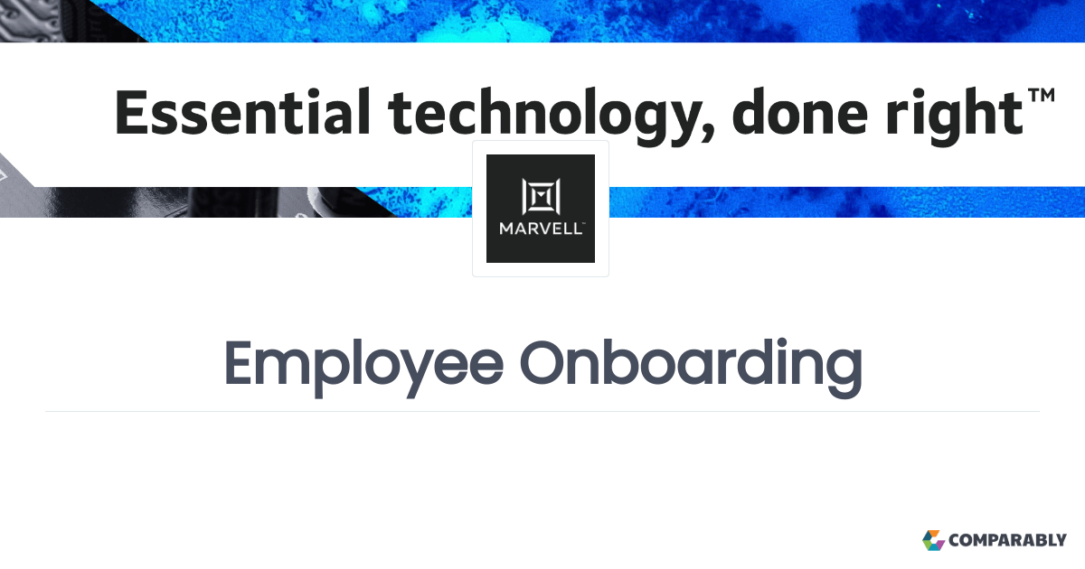 Joining Marvell Technology Employee Onboarding Comparably