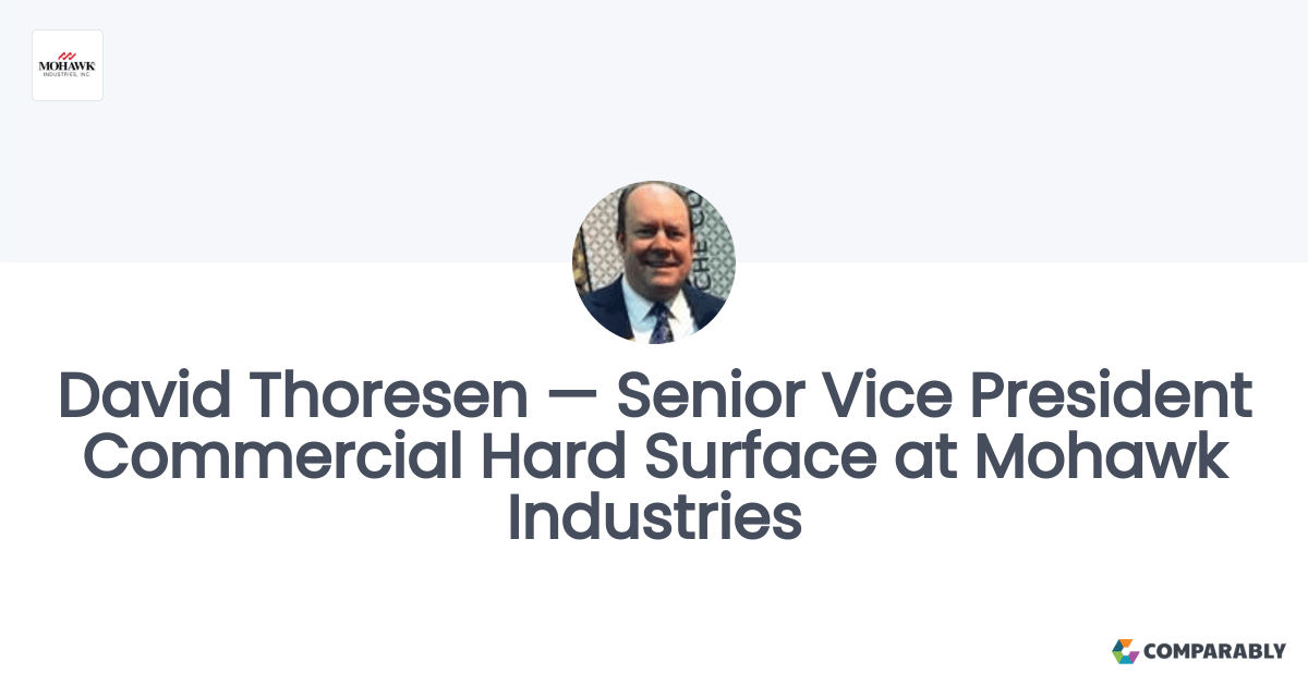 David Thoresen — Senior Vice President Commercial Hard Surface at