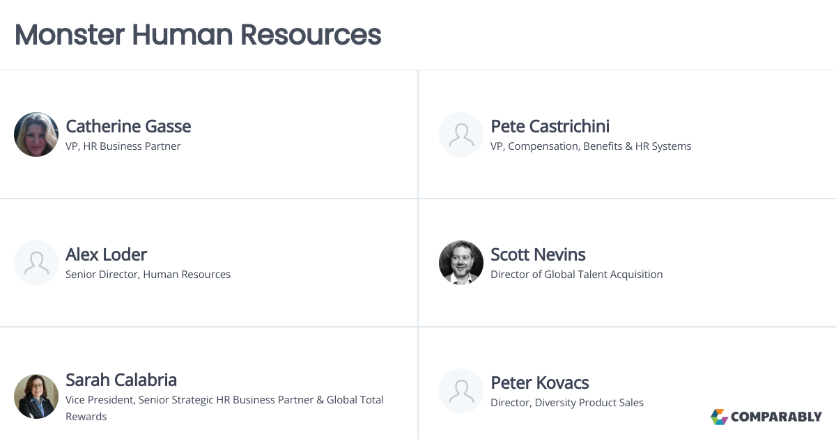 Monster Human Resources Comparably