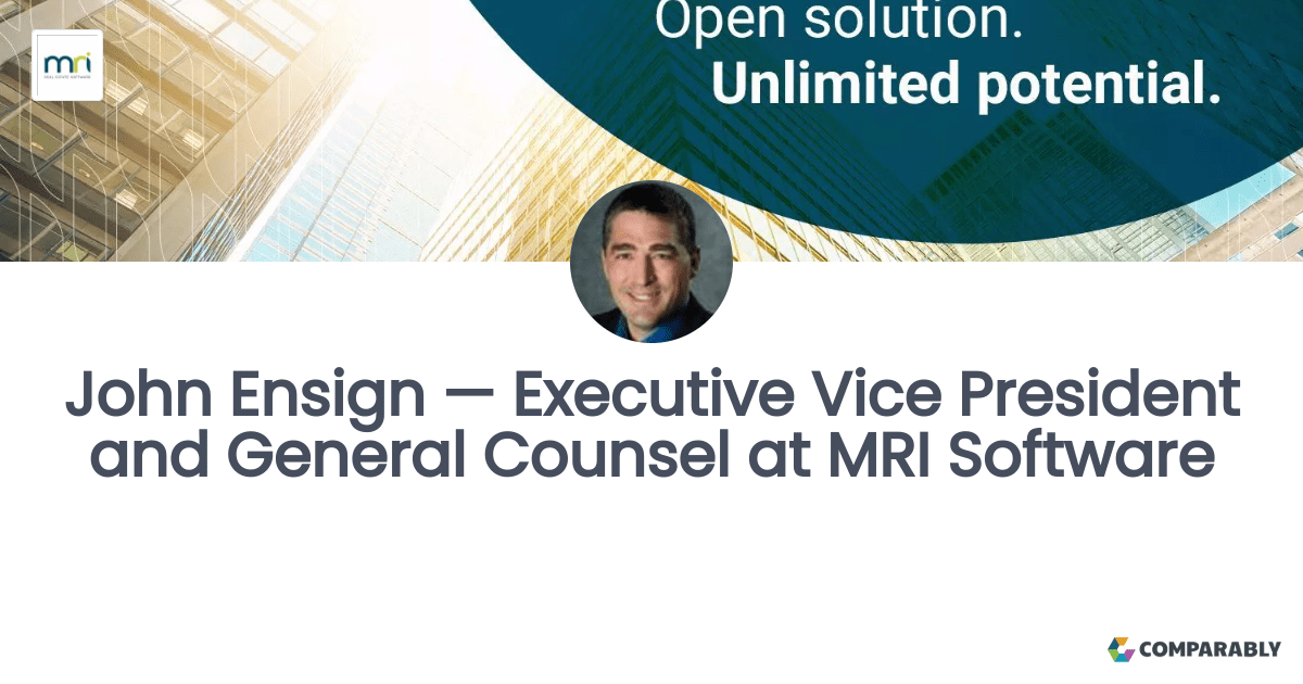John Ensign — Executive Vice President and General Counsel at MRI