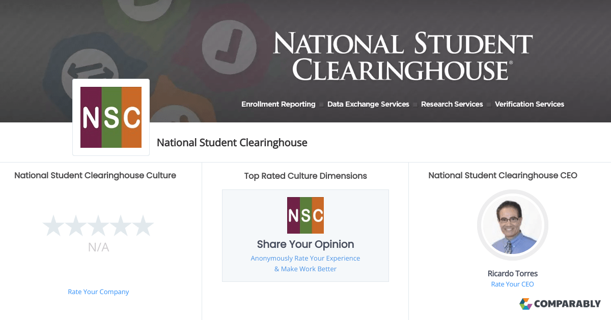 National Student Clearinghouse Culture Comparably