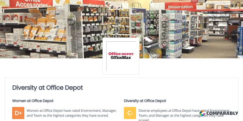 Diversity at Office Depot Comparably