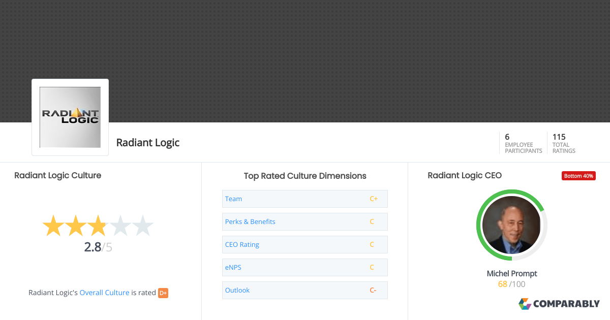 Radiant Logic Culture Comparably