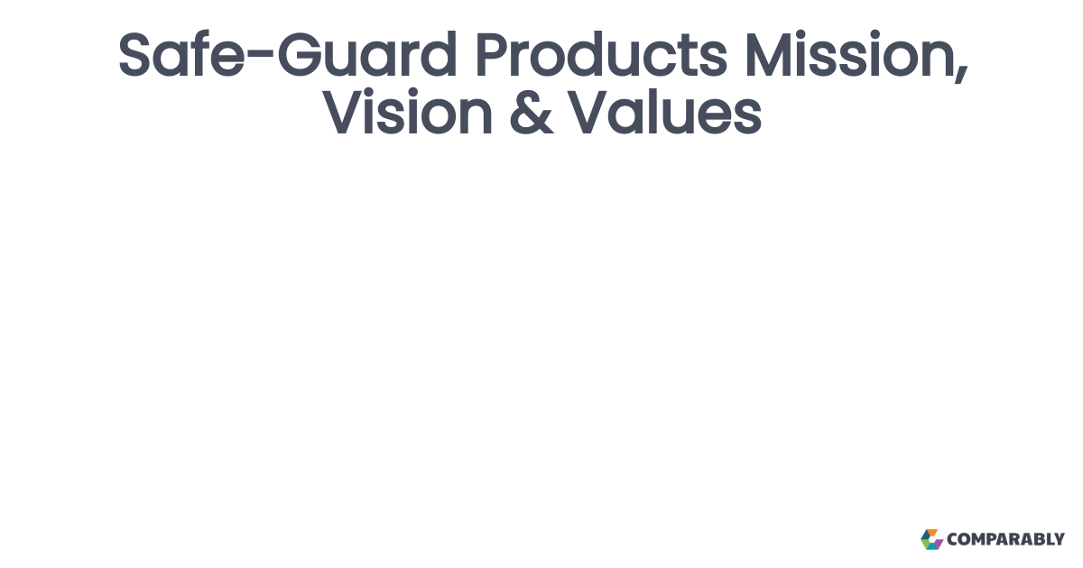 SafeGuard Products Mission, Vision & Values Comparably