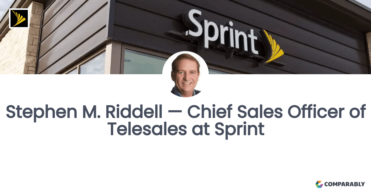 Stephen M. Riddell — Chief Sales Officer of Telesales at Sprint