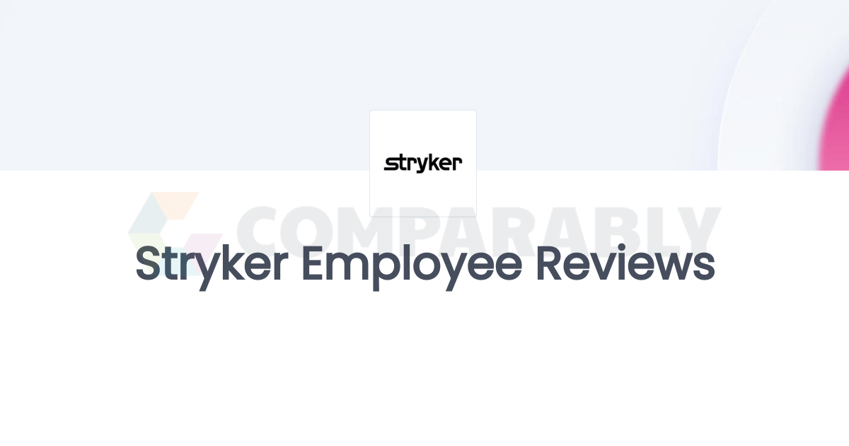 Stryker Employee Reviews Comparably