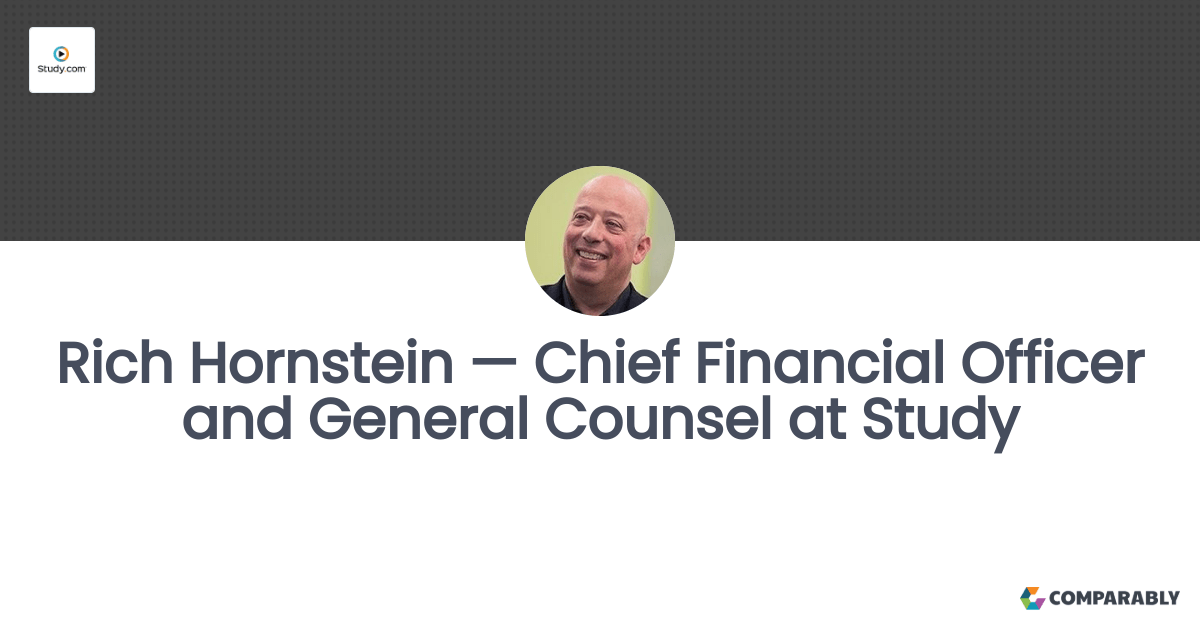 Rich Hornstein — Chief Financial Officer and General Counsel at Study