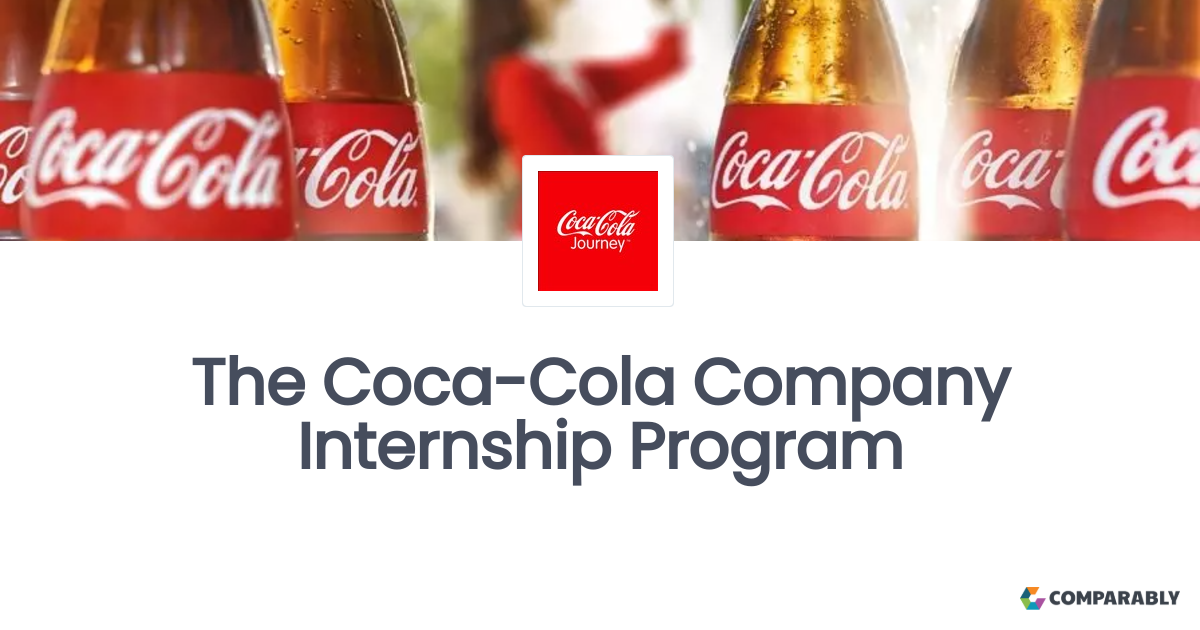 The CocaCola Company Internship Program Comparably