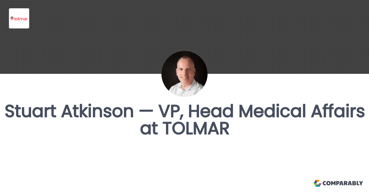 Stuart Atkinson — VP, Head Medical Affairs at TOLMAR Comparably