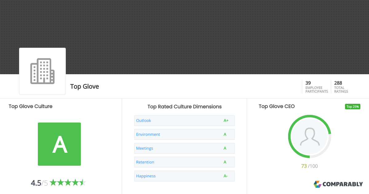 Top Glove Culture Comparably
