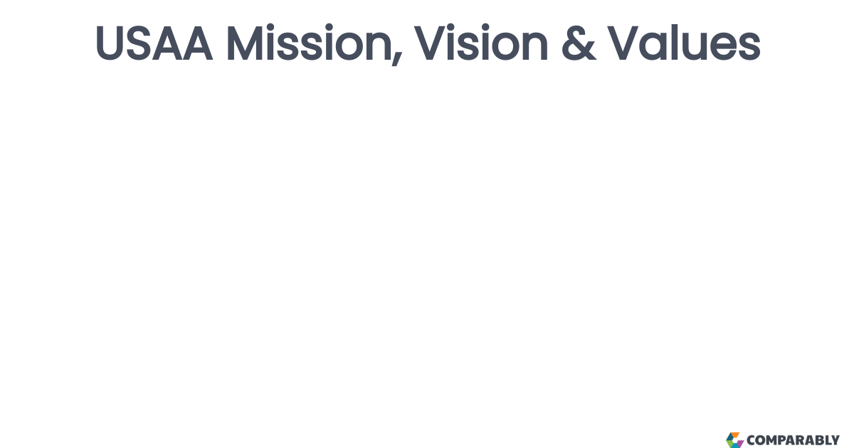 USAA Mission, Vision & Values Comparably