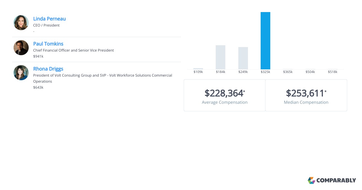 Volt Information Sciences, Inc. Executive Salaries