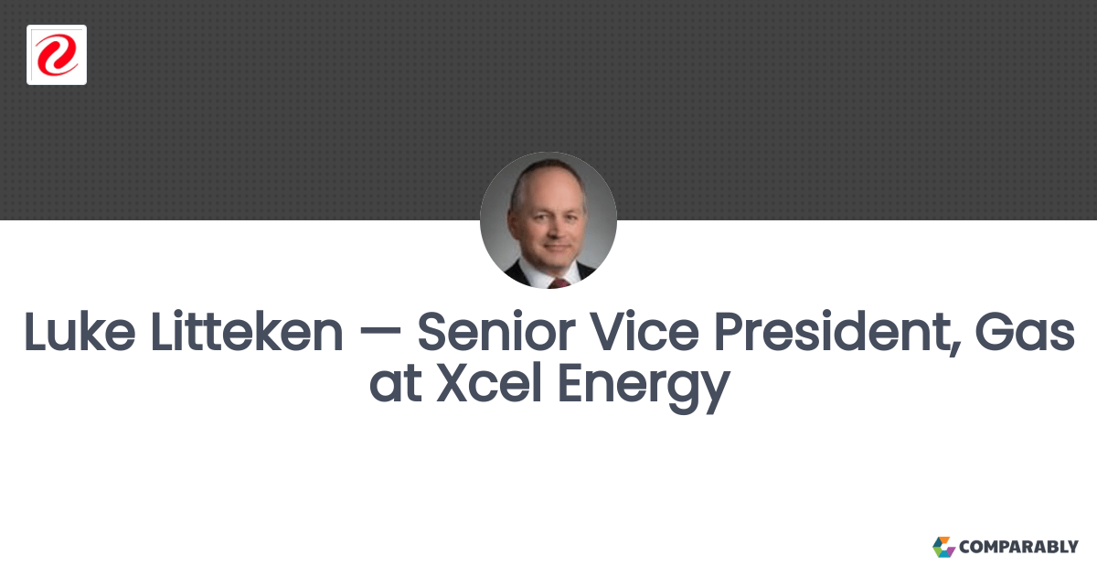 Luke Litteken — Senior Vice President, Gas at Xcel Energy Comparably