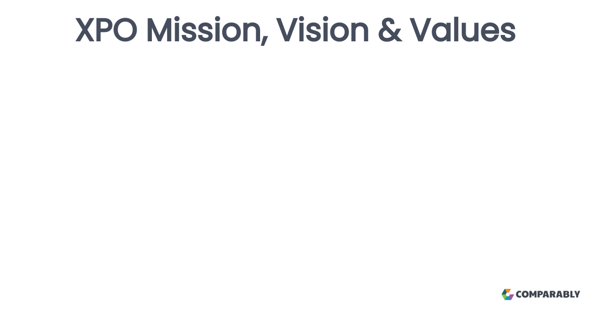XPO Mission, Vision & Values Comparably