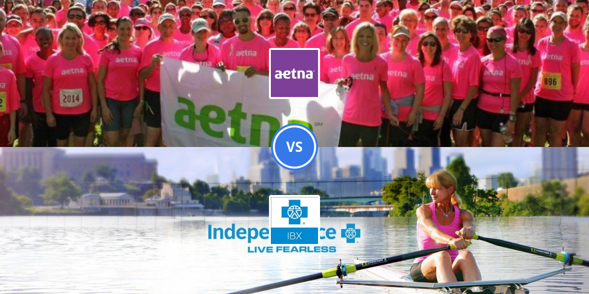 Aetna vs Independence Blue Cross Comparably