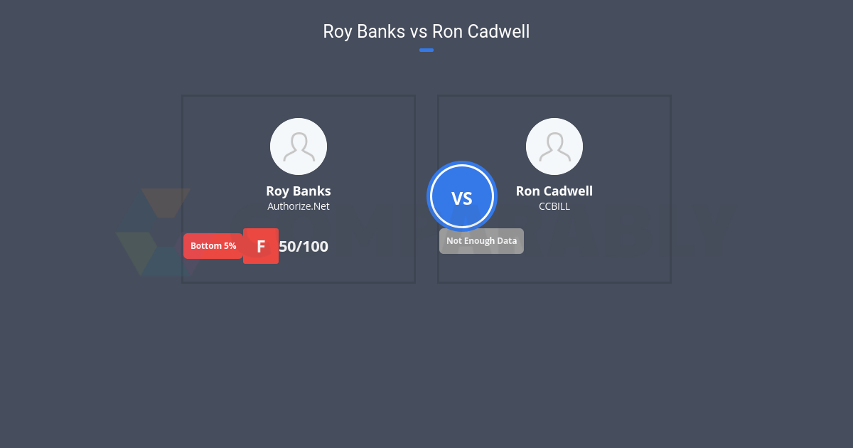 Roy Banks vs Ron Cadwell Comparably(08)