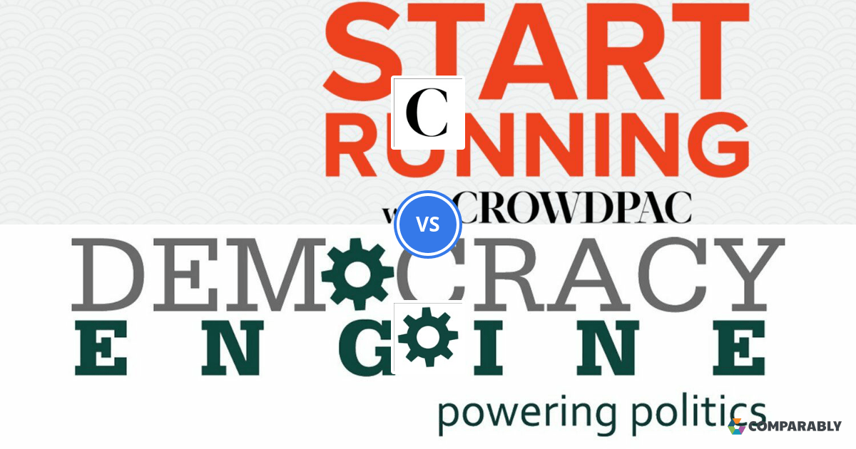 Crowdpac vs Democracy Engine | Comparably