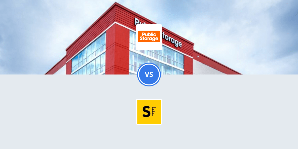 Public Storage vs SpareFoot Comparably