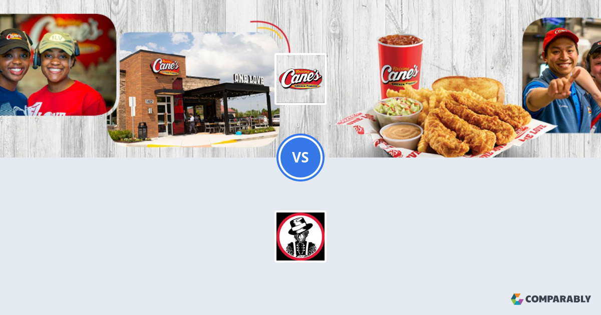 Raising Cane's vs Slim Chickens Comparably