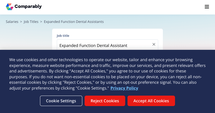 Expanded Function Dental Assistant Salary in Minneapolis, MN Comparably