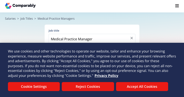 Medical Practice Manager Salary | Comparably
