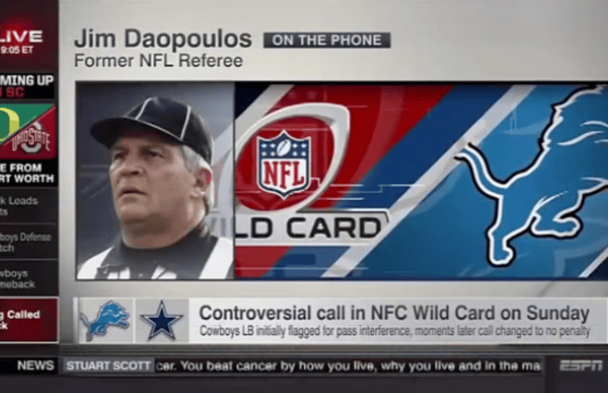 Former NFL Referee on Blown Calls During LionsCowboys Game “There Is No Explanation” Complex