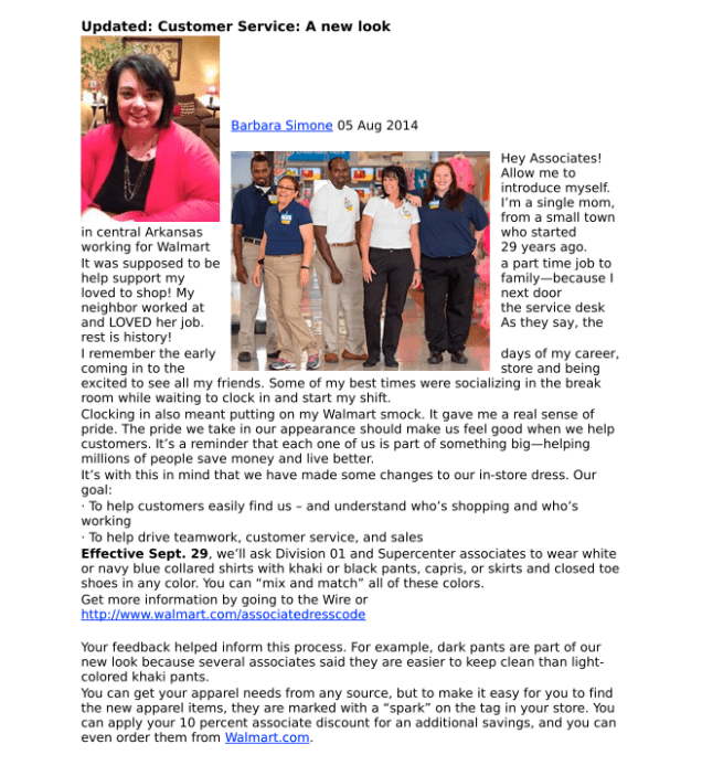 Walmart Employees Are Pissed About the Company's Swagless New Dress