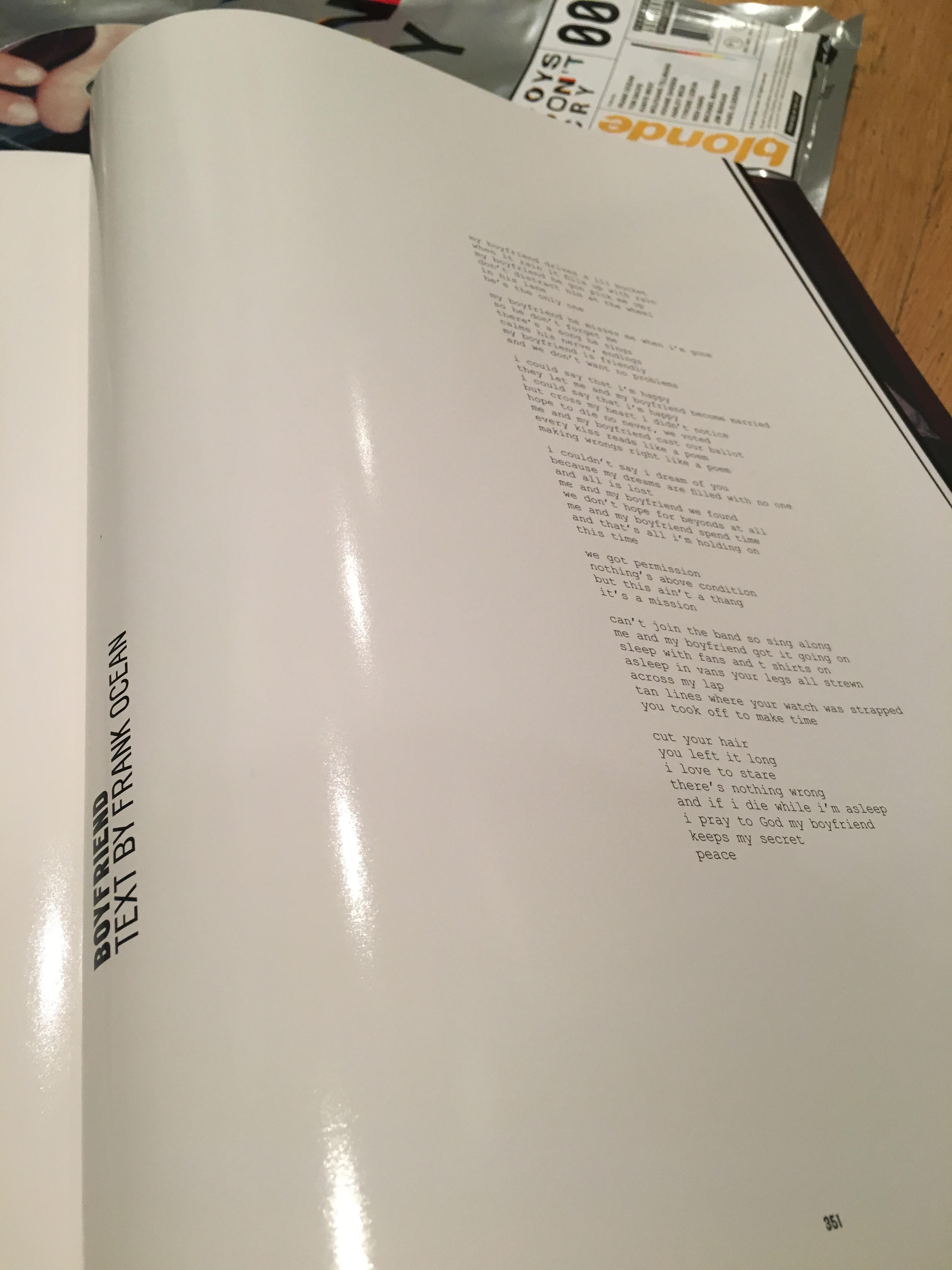 Here's a Look Inside Frank Ocean's 'Boys Don't Cry' Zine Complex