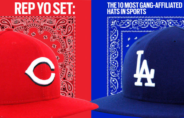 1 Los Angeles Dodgers Rep Yo Set The 10 Most GangAffiliated Hats