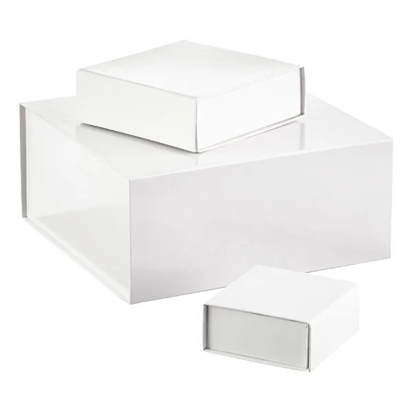 Glossy White Collapsible Gift Boxes The Container Store