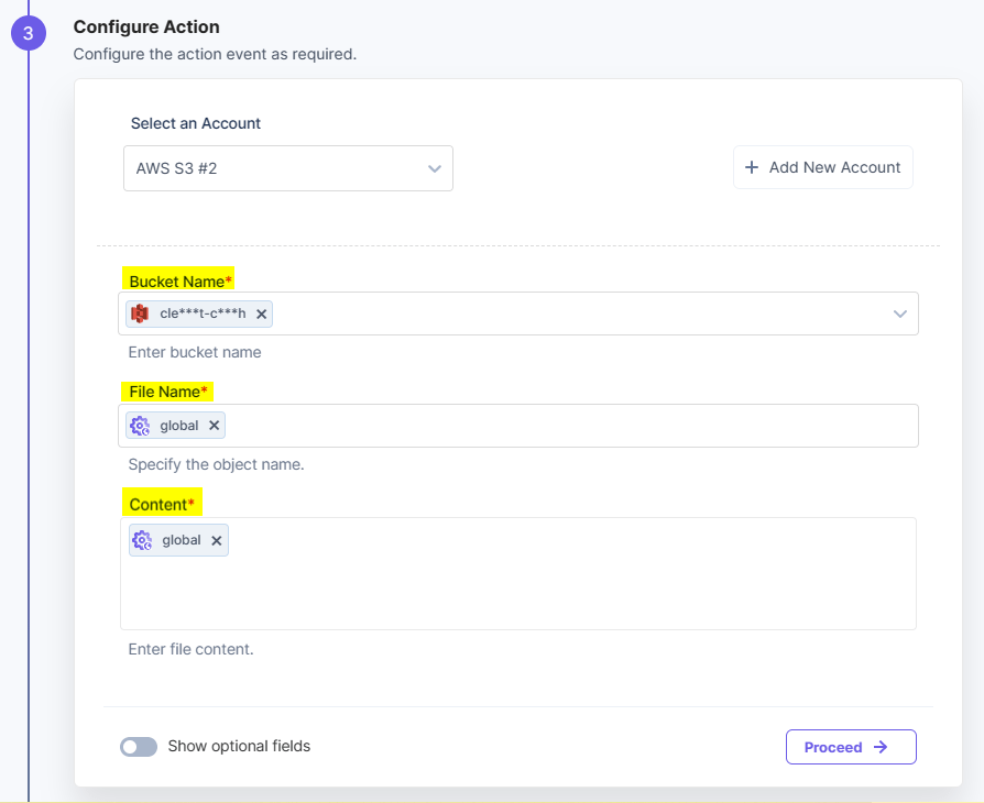 Backup Entries or Assets to AWS S3
