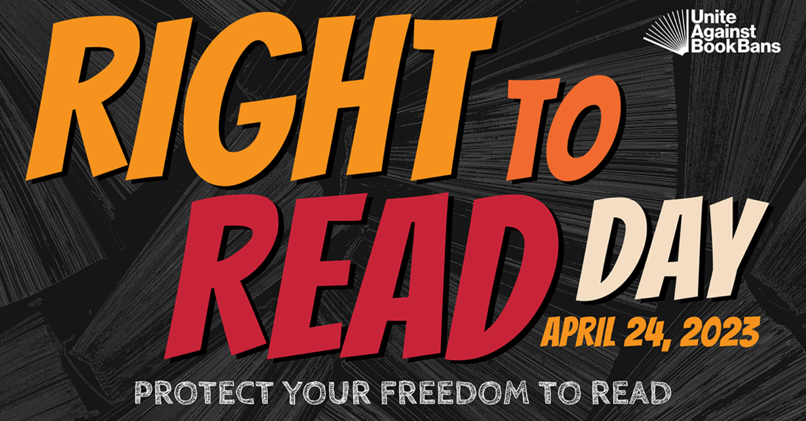 April 24 is Right to Read Day, a national day of action to protect the
