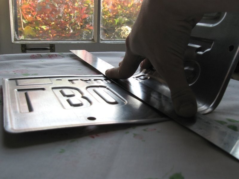 License Plate Mail File · How To Make A Mail File · Construction on Cut