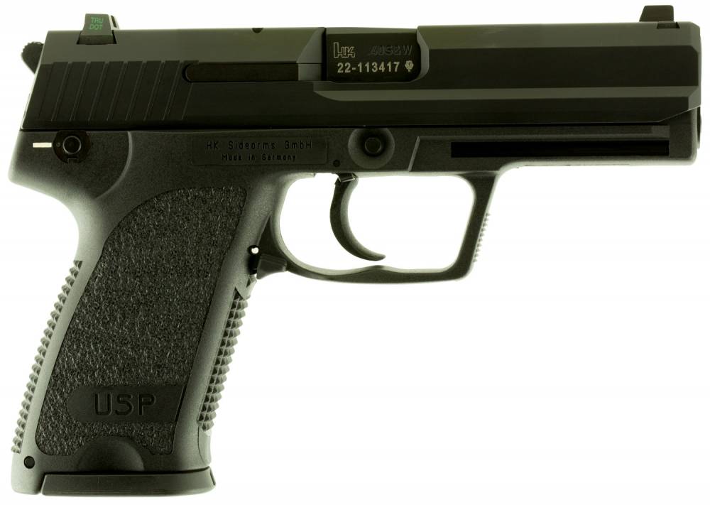 HK 704001LELA5 USP Compact *CA/MA Compliant 40 S&W 3.58" 10+1 Black