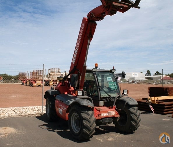 Sold 2005 Manitou MLT627T Compact MU Series BE2 4 x 4 Telehandler Crane