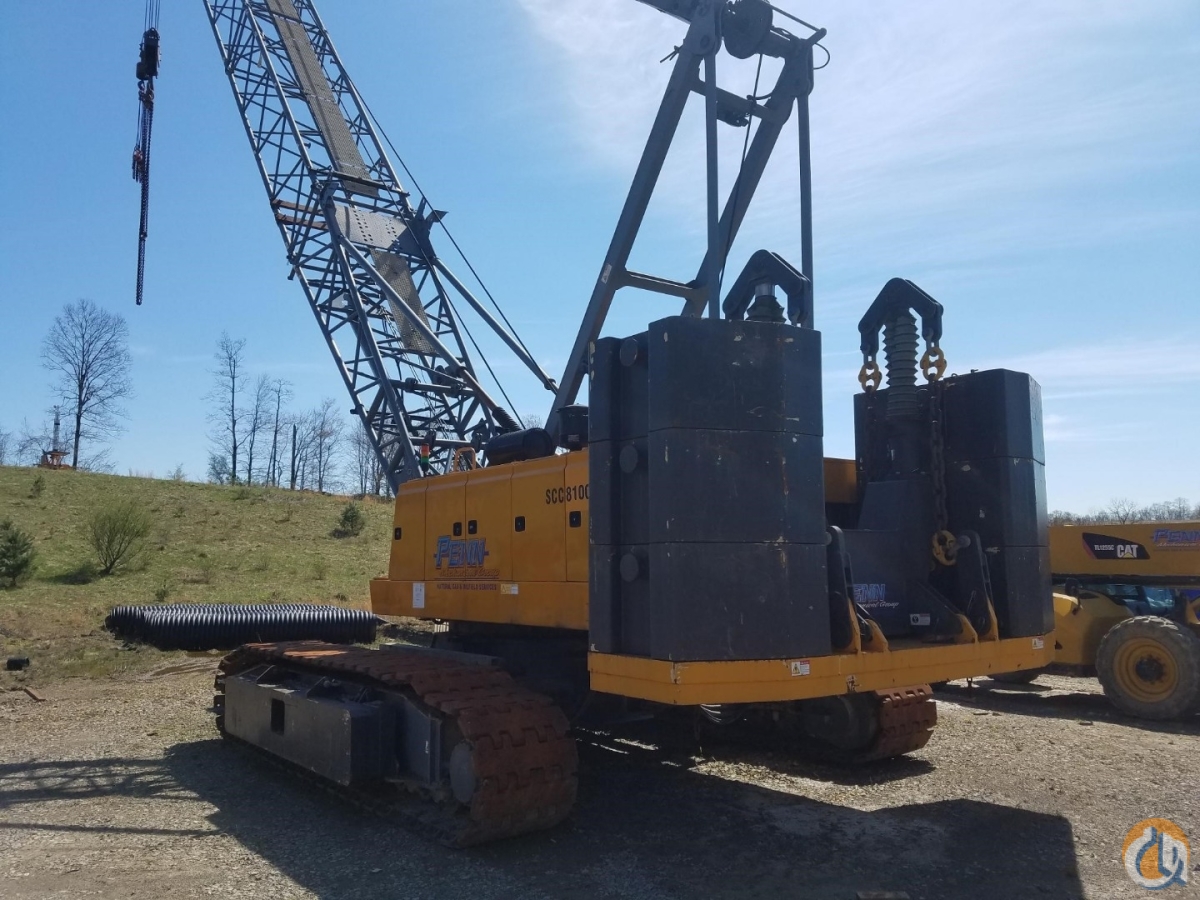 2012 SANY SCC8100 Crawler Crane for Sale in Indiana Pennsylvania Crane Network