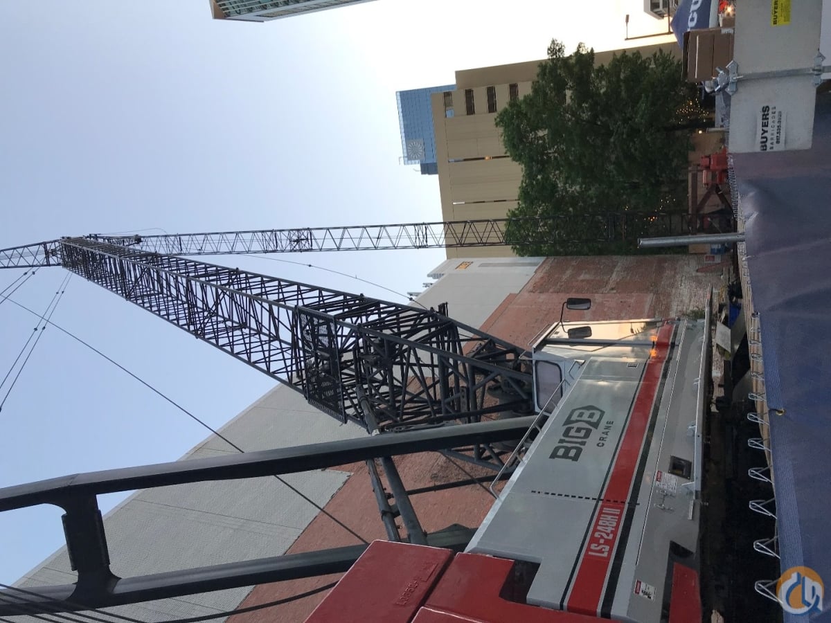 FOR SALE LINKBELT 248HII 200 TON LUFFER CRANE, FOR SALE OR RENT