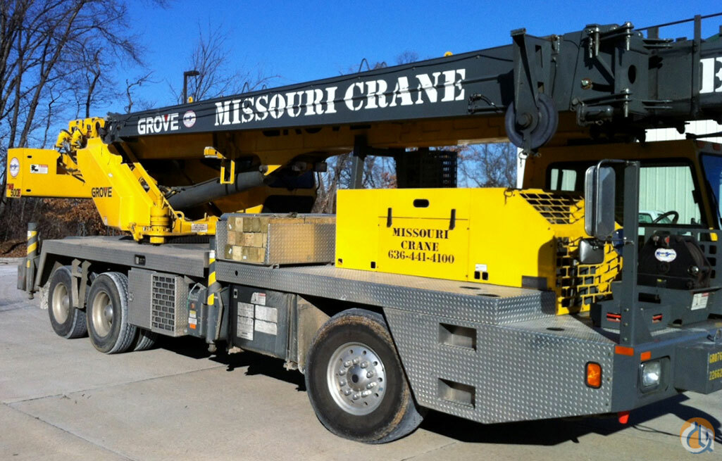 Sold 2007 Grove TMS500E (Dual Hoist) Crane in Missouri Crane Network