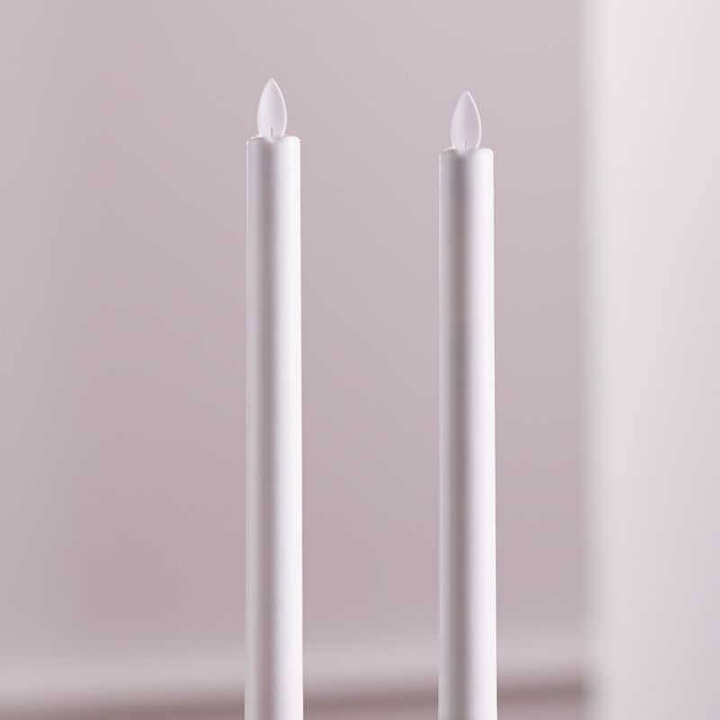 9" Flameless Taper Candle, Set of 2 + Reviews Crate and Barrel