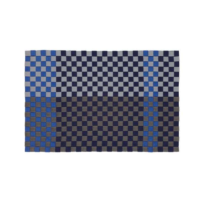 Allta Blue Indoor/Outdoor 2'x3' Rug + Reviews Crate and Barrel