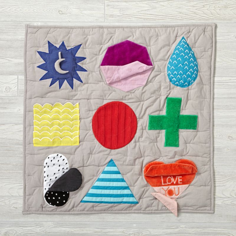 Shape Up Baby Activity Mat + Reviews Crate and Barrel
