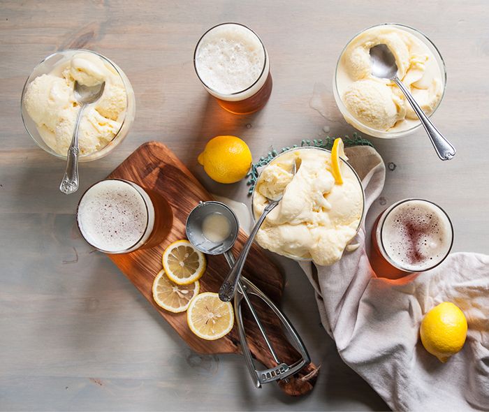 Lemon Shandy Beer Ice Cream Recipe Crate & Barrel