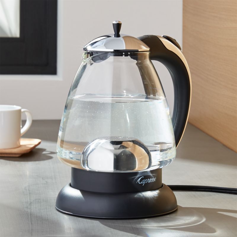 Capresso H2O Plus Electric Tea Kettle + Reviews Crate and Barrel