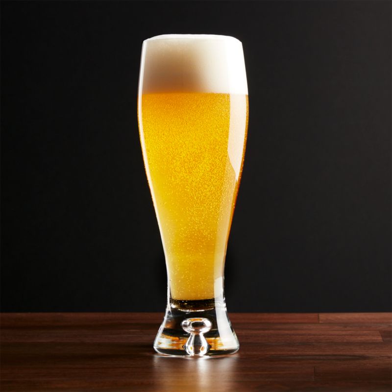 Direction 17 oz. Pilsner Beer Glass Crate and Barrel
