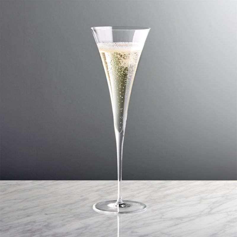 Enoteca Toasting Champagne Flute Crate and Barrel