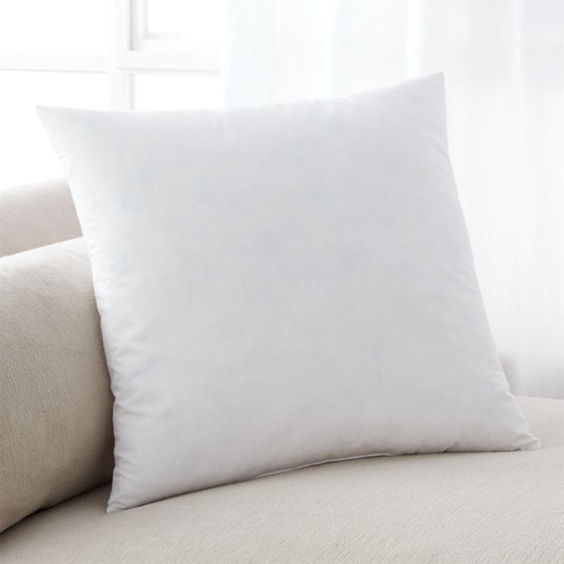 Feather And Down Pillow Inserts FeatherDown 18" Pillow Insert + Reviews Crate and Barrel