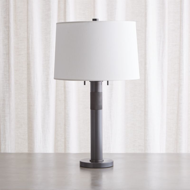 Jordan Bronze Table Lamp + Reviews Crate and Barrel